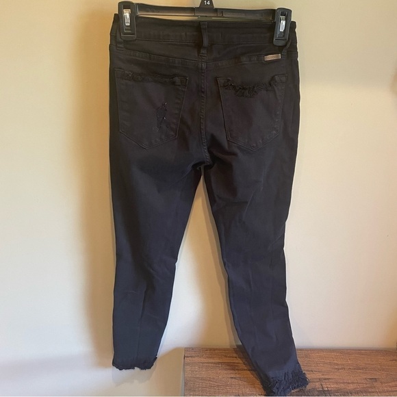 KANCAN Estilo Black Distressed Raw Hem 26 - Picture 5 of 6